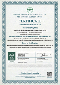 FSC Certificate