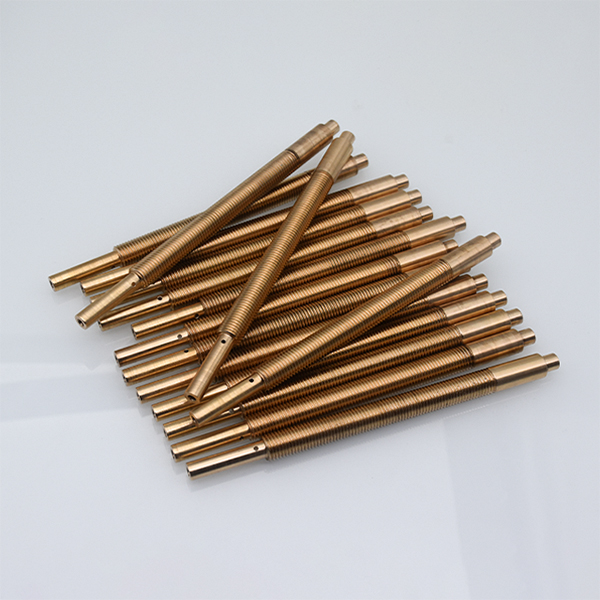 CNC Turning Bronze Thread Rod Screw Shaft