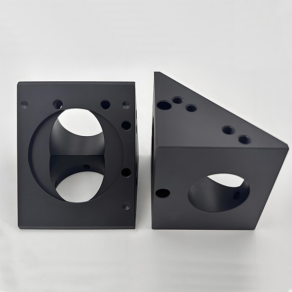 CNC Milling Aluminum Parts Black Anodized